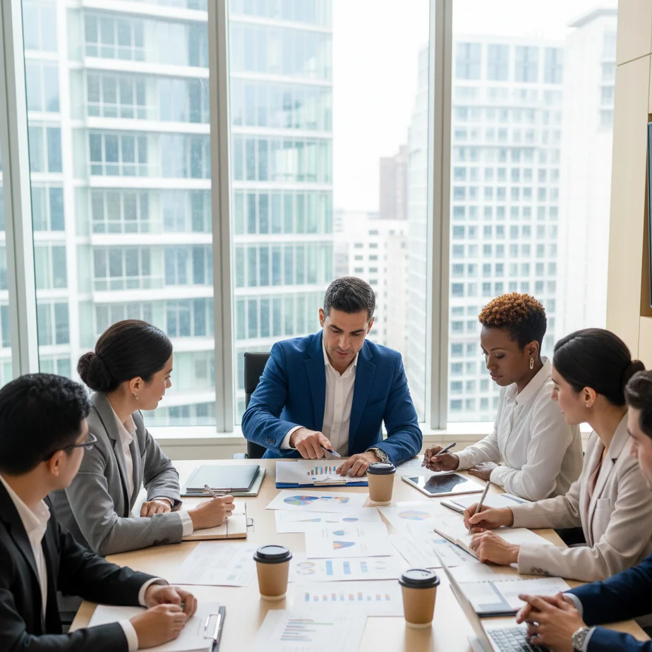 Team collaboration meeting